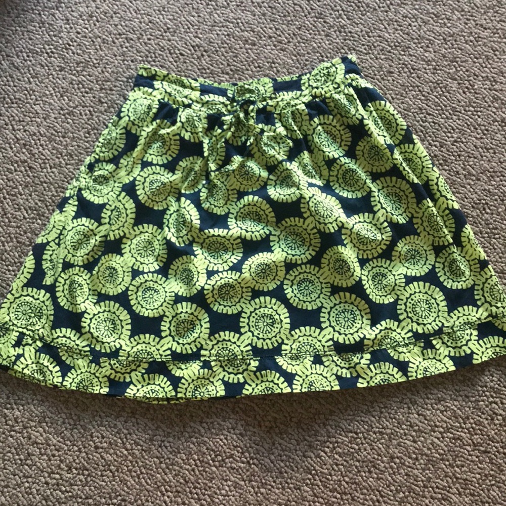 patterned, comfortable skirt